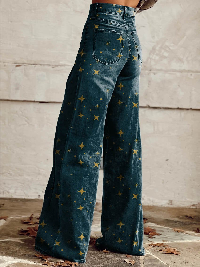 BOHEMIAN DREAM | Vintage-Inspired Wide-Leg Trousers