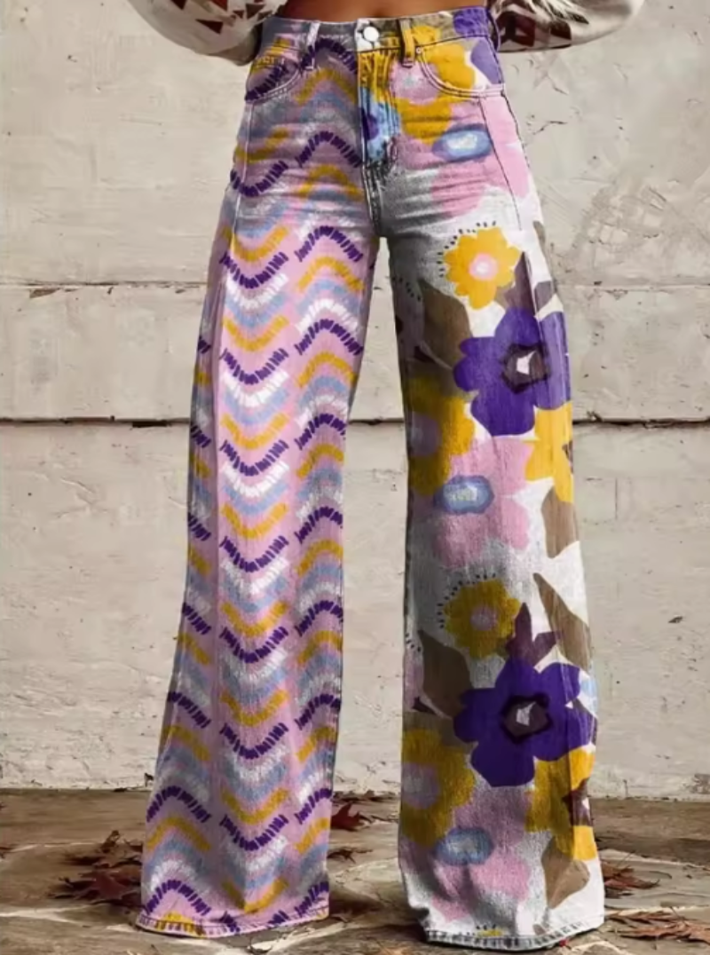 BOHEMIA | Chic Vintage Wide-Leg Trousers