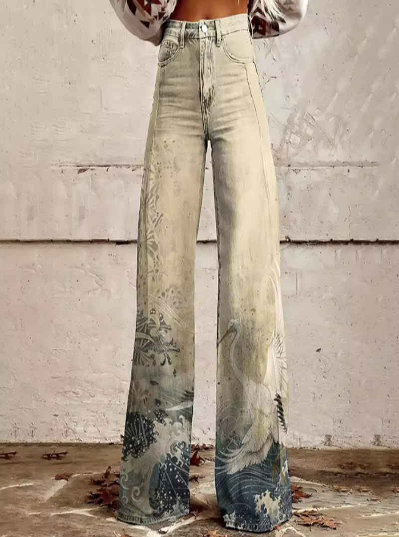 BOHO VIBE | Vintage-Inspired Wide-Leg Trousers