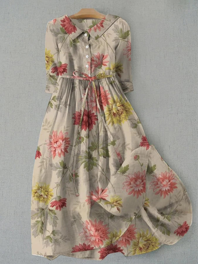 Fiona - Shirt Dress with Ties