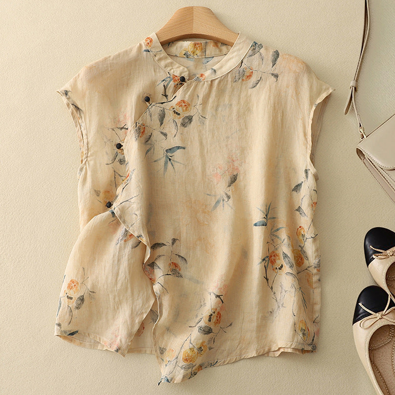 Luna LINEN TOP