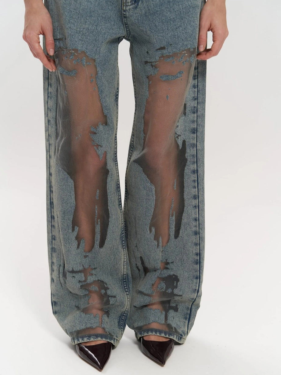 Lila Sky Transparent Jeans