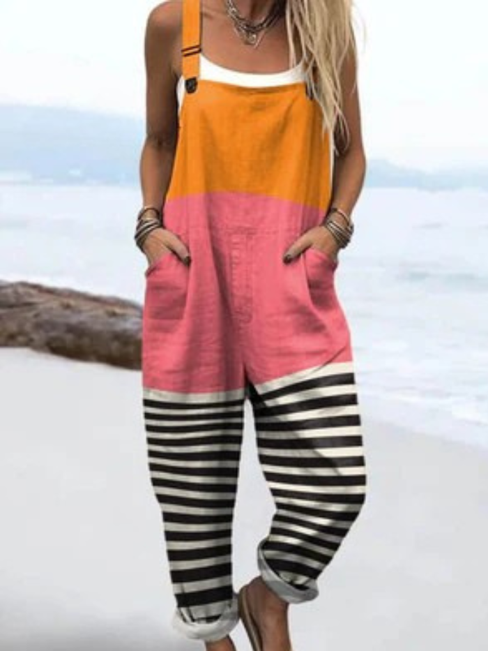Pattern Art | Wide Leg Jumpsuit