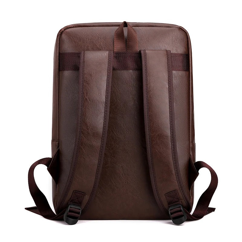 Matt | Elegant Leather Laptop Backpack