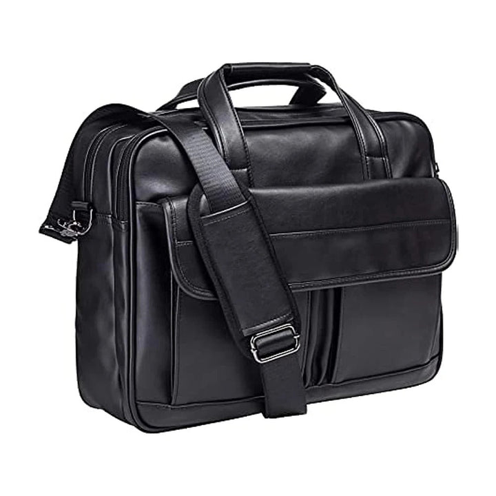 Leo | Sophisticated Leather Laptop Tote