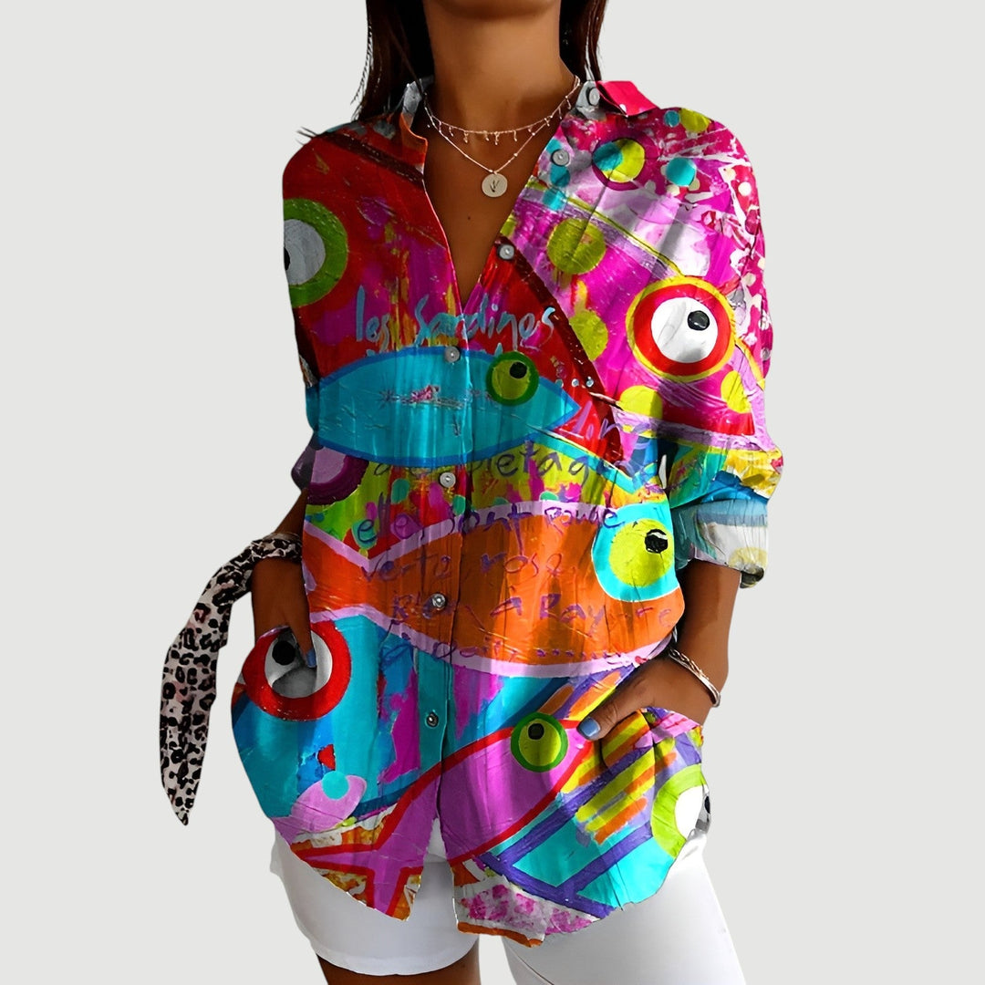 Karla™ | Artistic Bloom Blouse