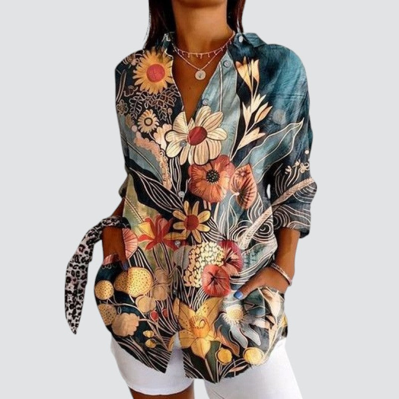 Astrid™ | Artistic Bloom Blouse
