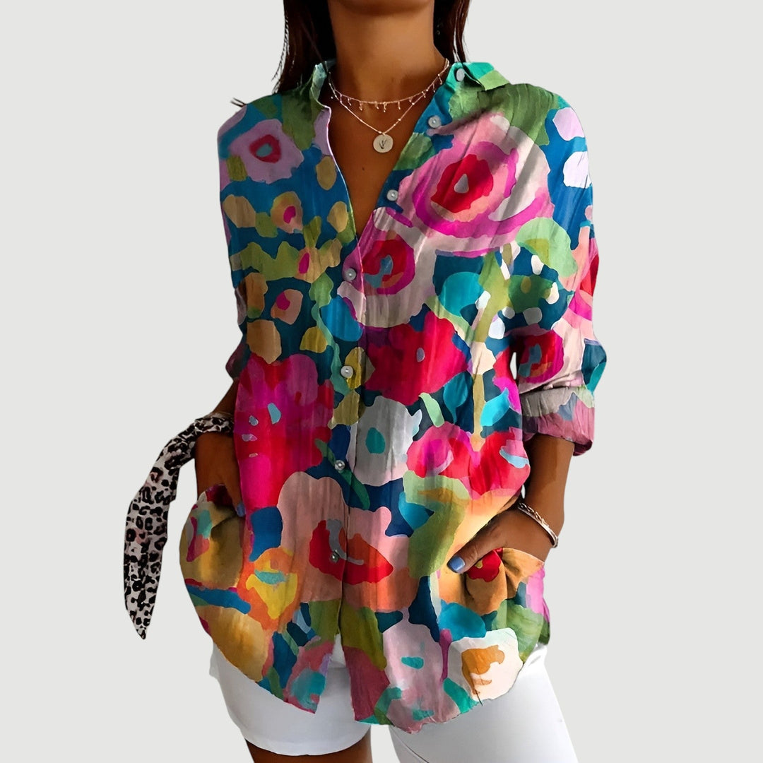 Anna™ | Artistic Bloom Blouse
