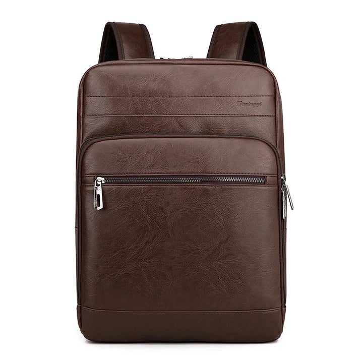 Matt | Elegant Leather Laptop Backpack