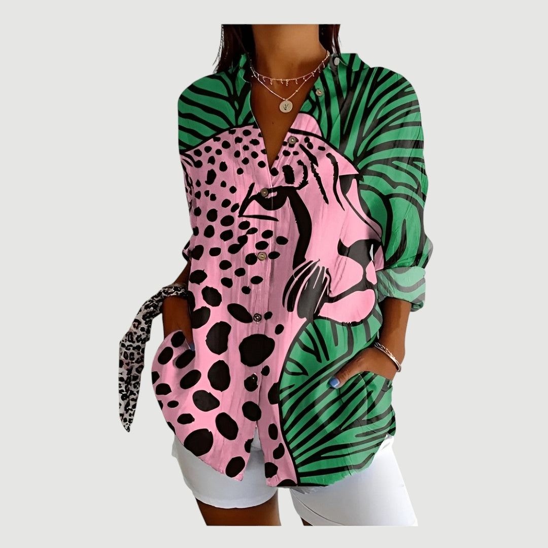 Vera™ | Artistic Bloom Blouse