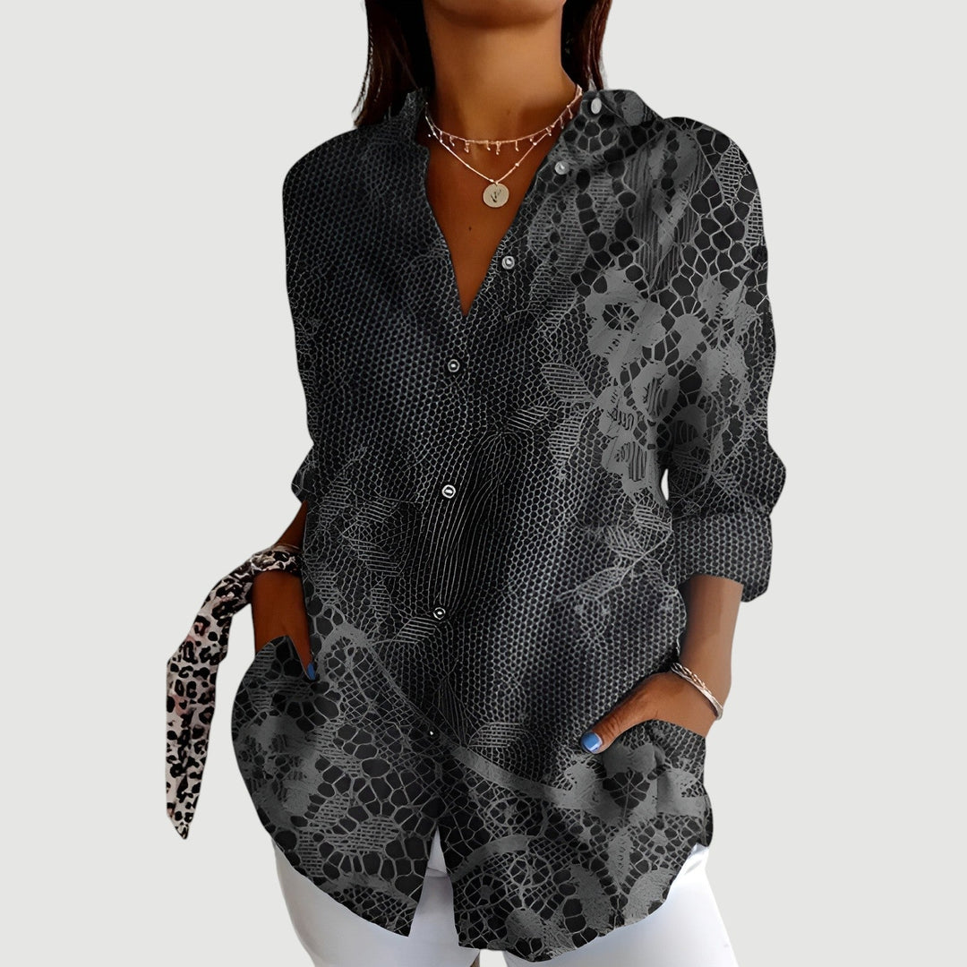Mathilde™ | Artistic Bloom Blouse