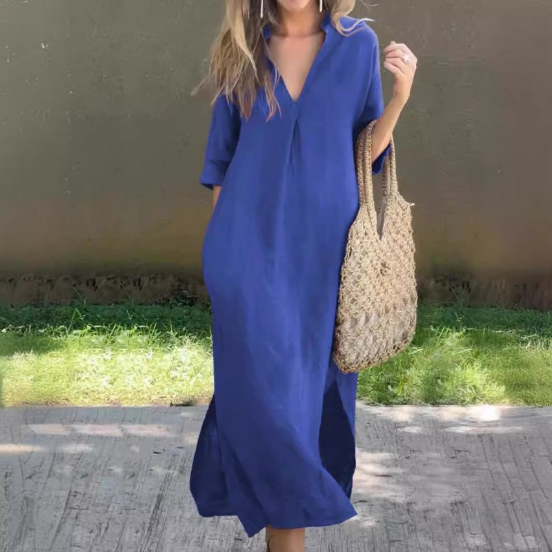 Clara V-Neck Dress