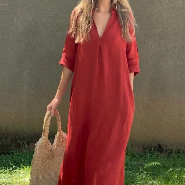 Clara V-Neck Dress