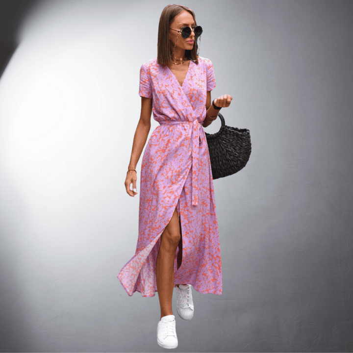 Zélie | Haute Couture Wrap Dress Handmade