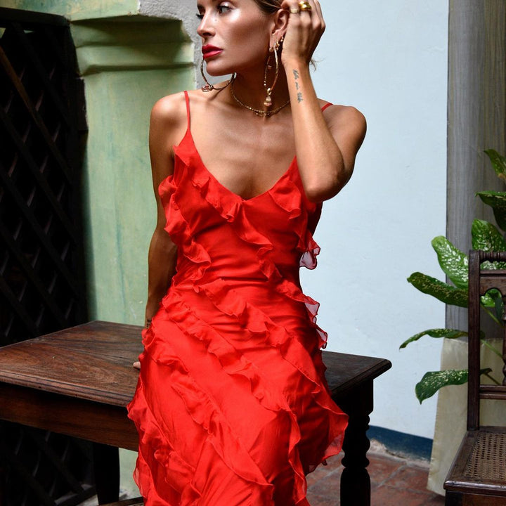 Mara - Ruffled Dress