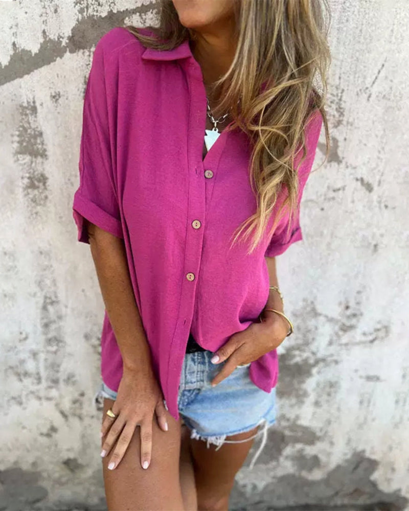 Chloe Breezy Linen Shirt