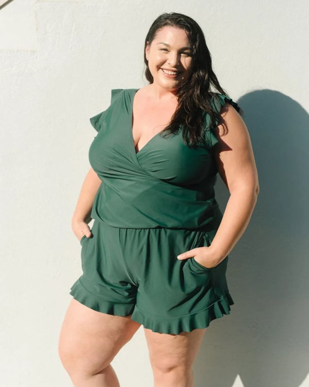 Tess | Swim Ruffled Dress