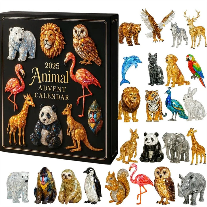 🦁2025 Animal Advent Calendar – 24 Days of Wild Collectible Figures