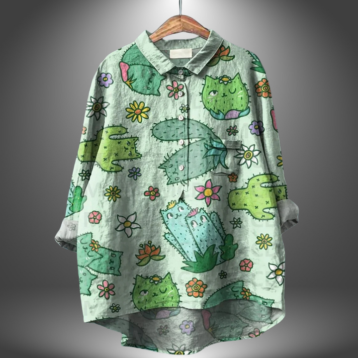 Flora Virginia | Handcrafted Bloom Shirt