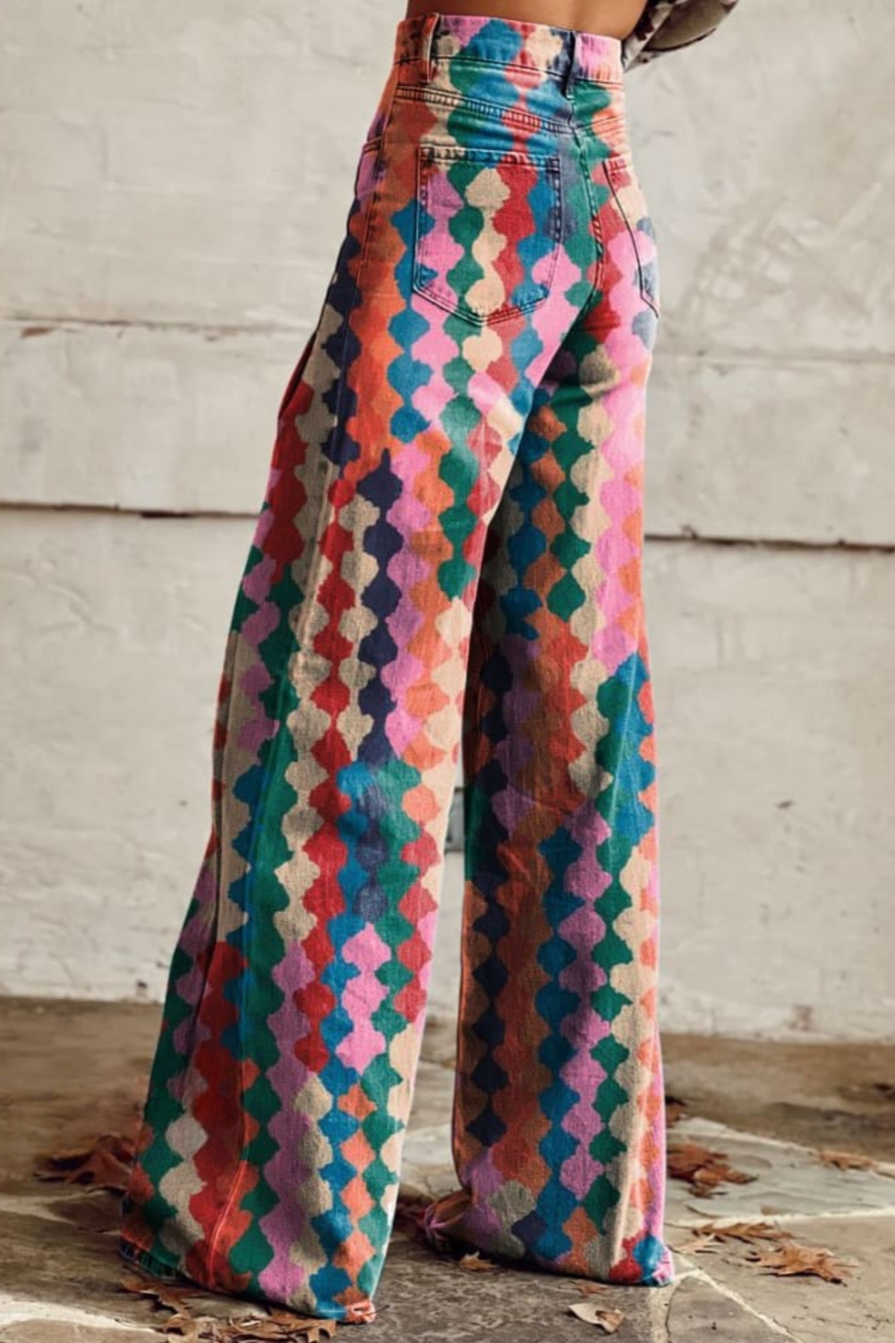 VINTAGE VIBES | Elegant Bohemian Wide-Leg Pants