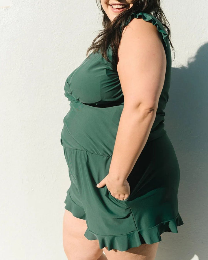 Tess | Swim Ruffled Dress