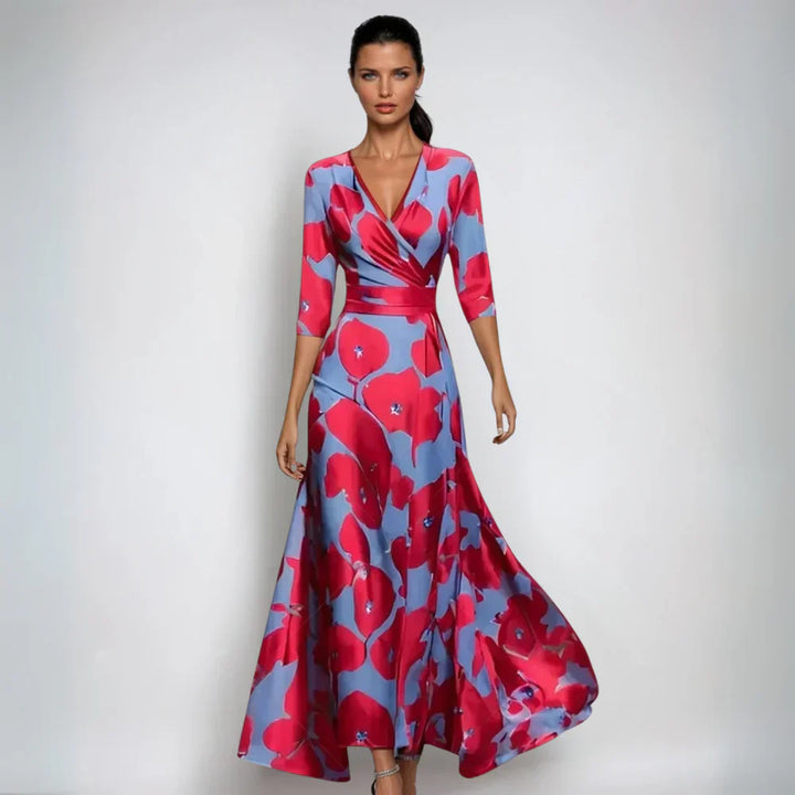Lila™ | Stylish Floral Wrap Dress