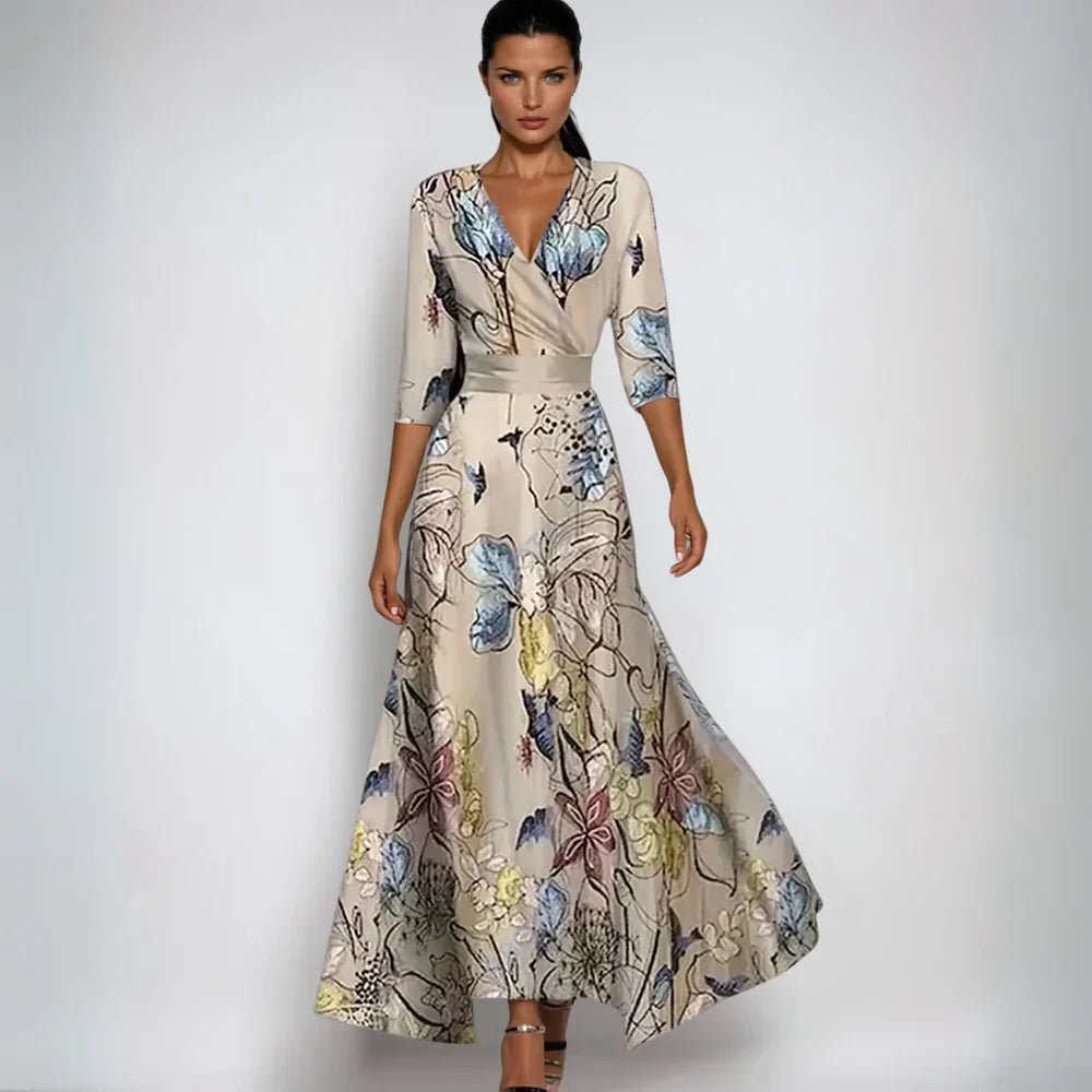 Lila™ | Stylish Floral Wrap Dress