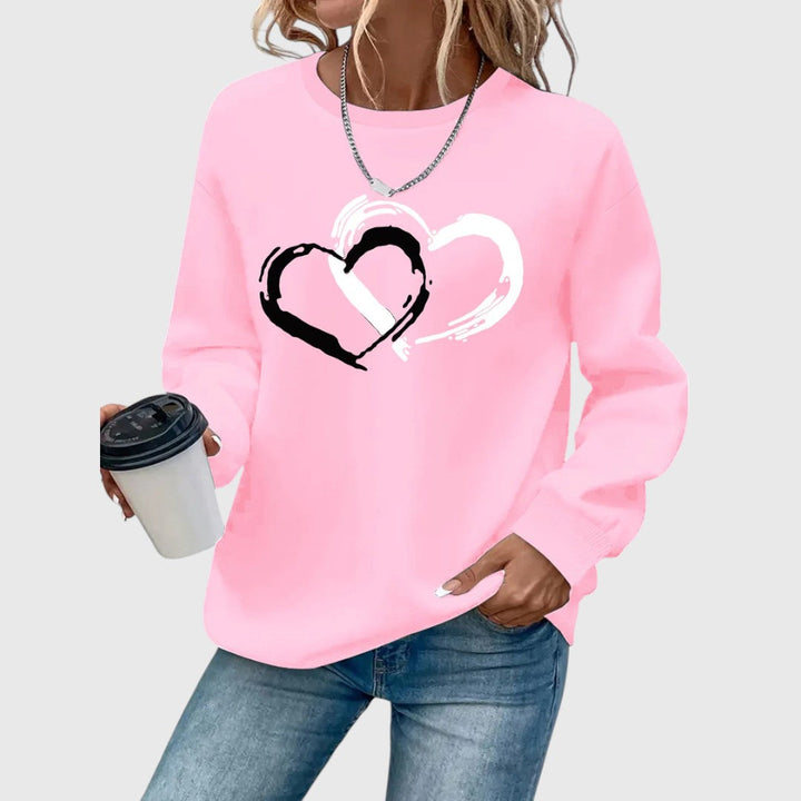 Linda - Elegant Heart Sweater