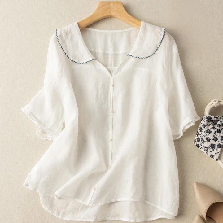 Leah | Float Linen Top