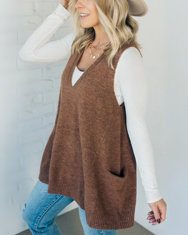Lena - Cozy Knit Vest