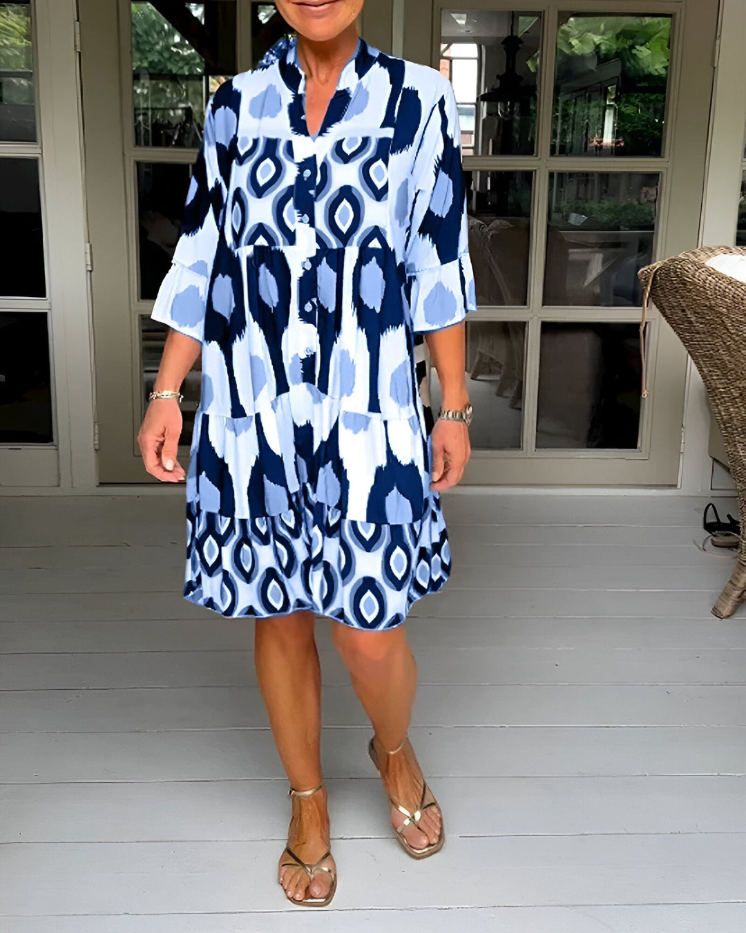 Zahara - Elegant Midi Dress