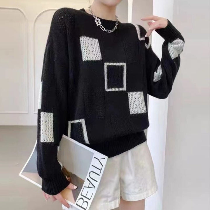 Clara - Relaxed Geometric Pullover