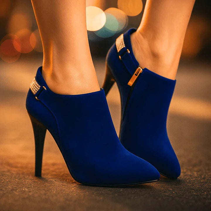 Seraphina Bell Velvet Boots