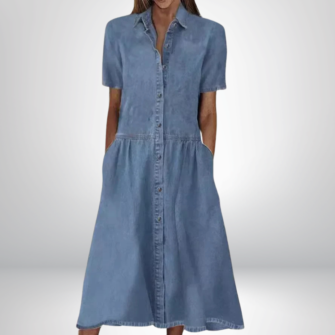 Bria - Stylish Denim Dress