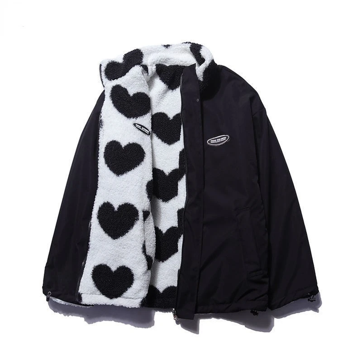 Olivia™️ | Reversible Heart Coat - Exclusive Collection
