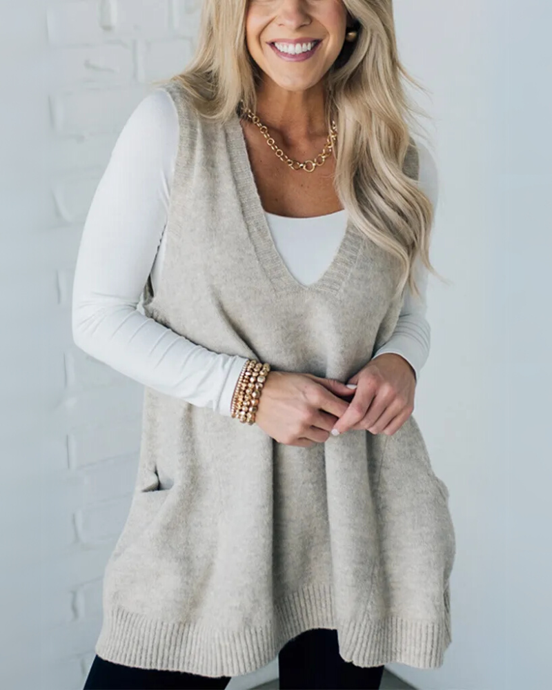 Lena - Cozy Knit Vest