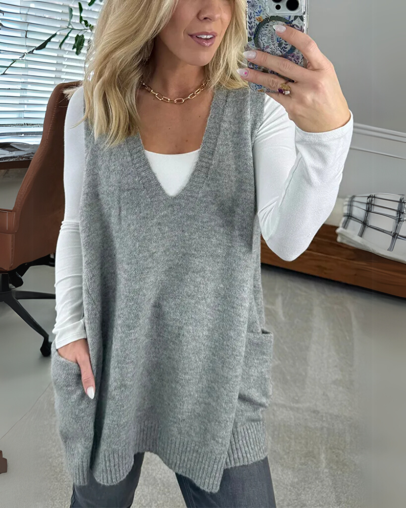 Lena - Cozy Knit Vest