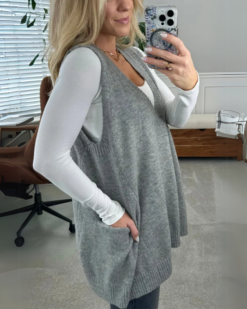 Lena - Cozy Knit Vest
