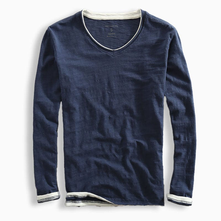 Nolan | Riku Cotton Long Sleeve Shirt