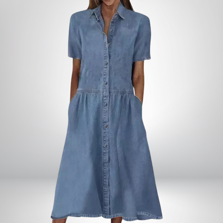 Bria - Stylish Denim Dress
