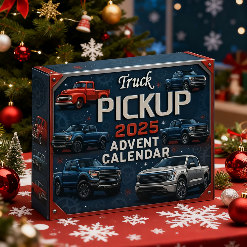 Truck Pickup Advent Calendar 2025