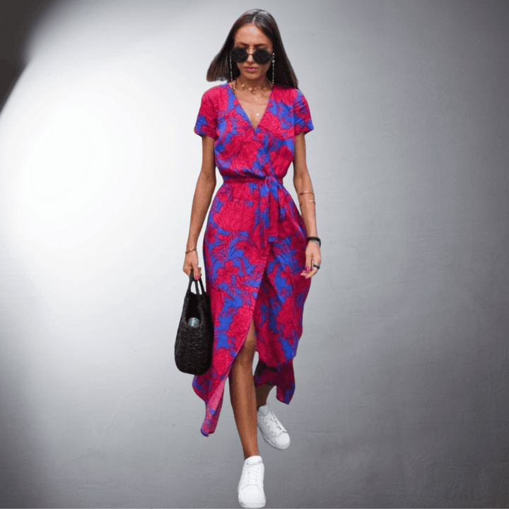 Zélie | Haute Couture Wrap Dress Handmade