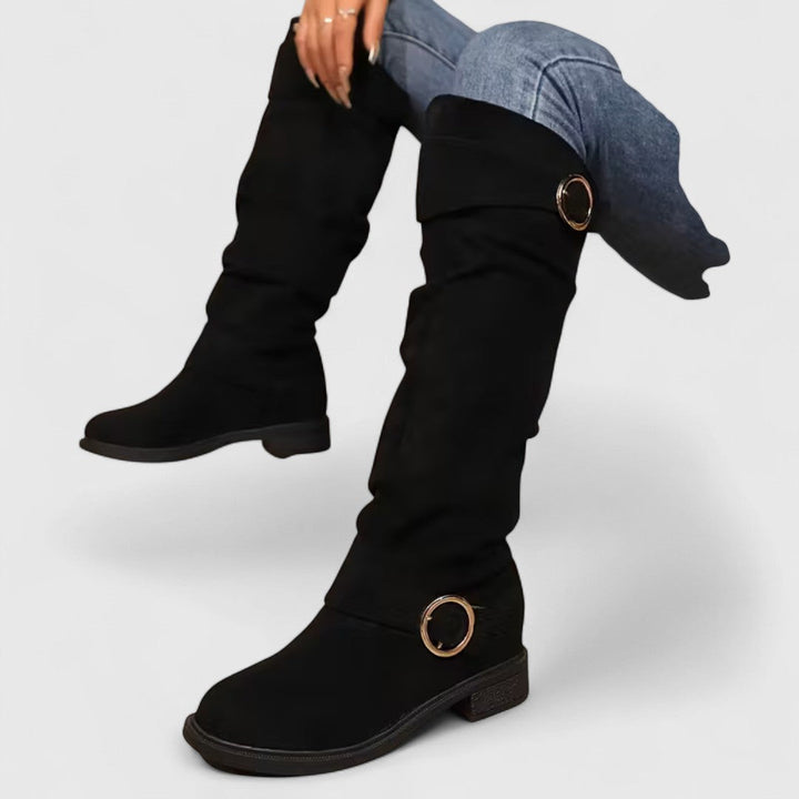 Aura | Gentle Elegance Knee High Boots