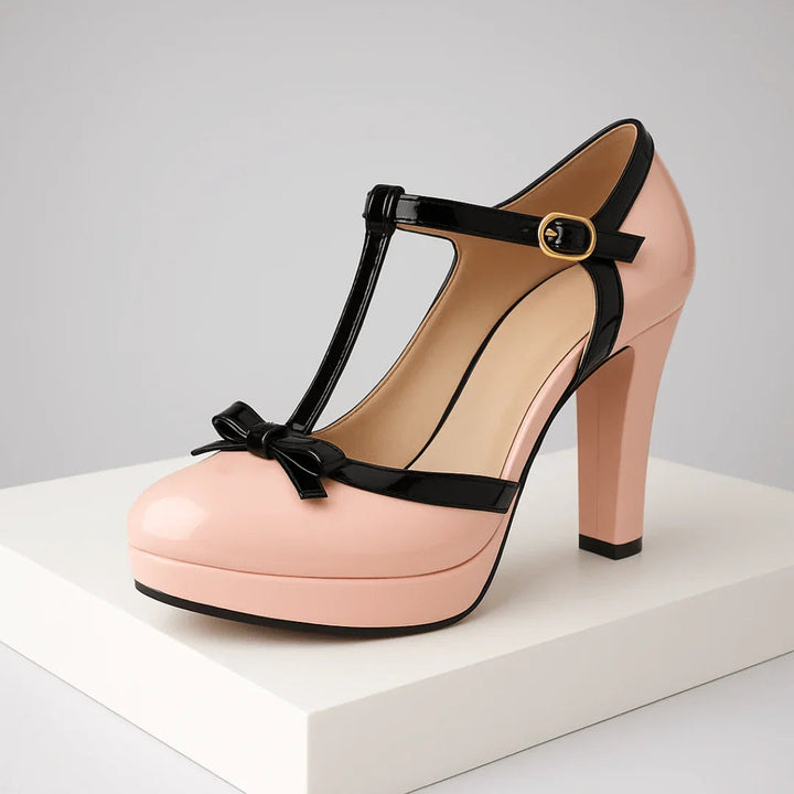 Chloe T-Strap Heels