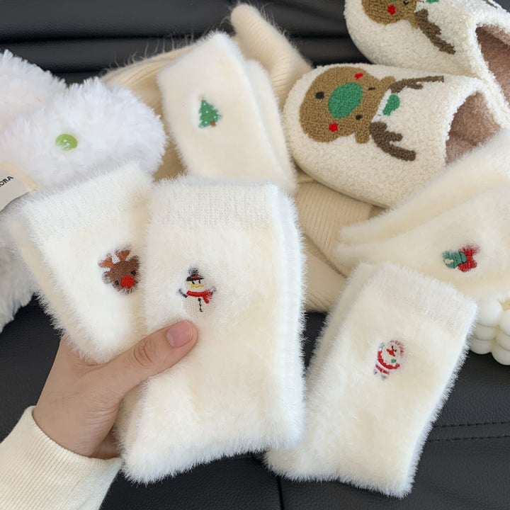 Furry Christmas 5-pack White