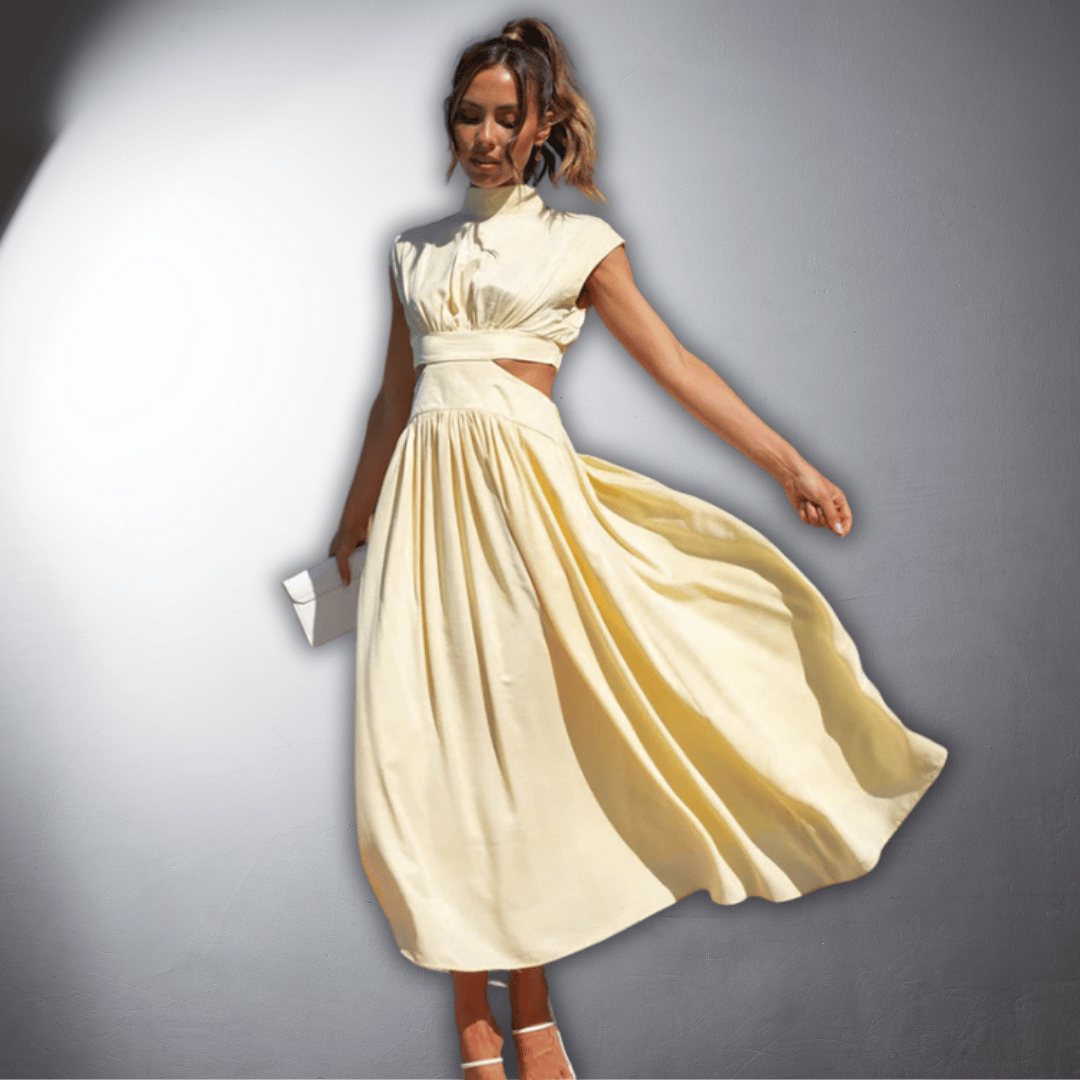 Florine | Refined Pleated Dress