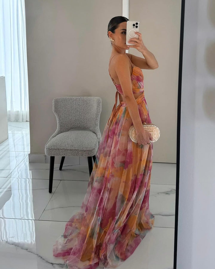 Alexia™ | Petal Grace Maxi Dress