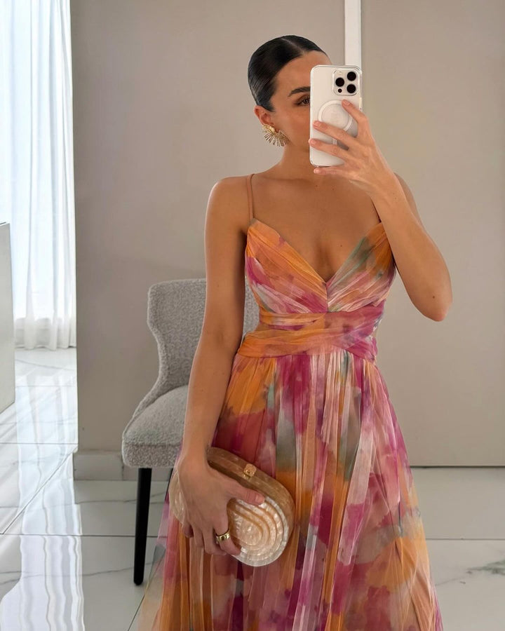 Alexia™ | Petal Grace Maxi Dress