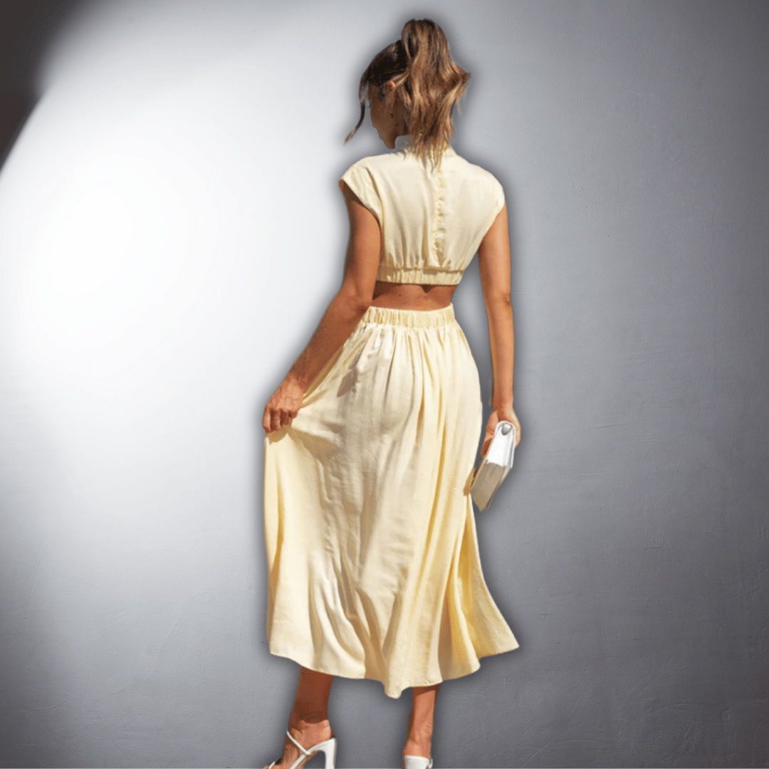 Florine | Refined Pleated Dress