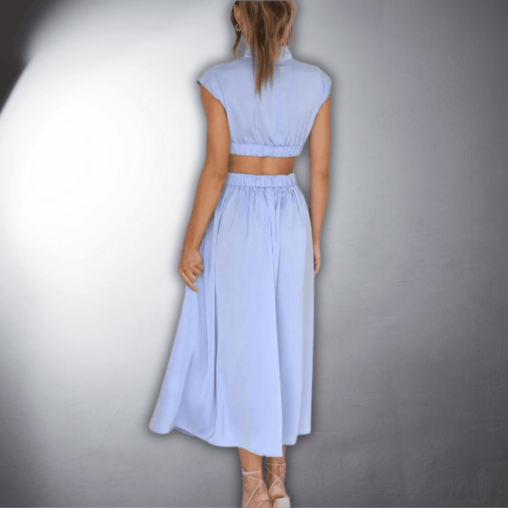 Florine | Refined Pleated Dress